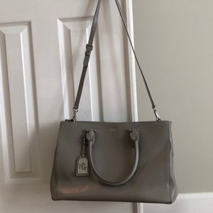 Lauren Ralph Lauren Gray Large Purse